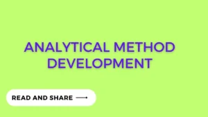 Analytical method development