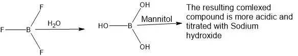 How to quantify Boron trifluoride etherate?