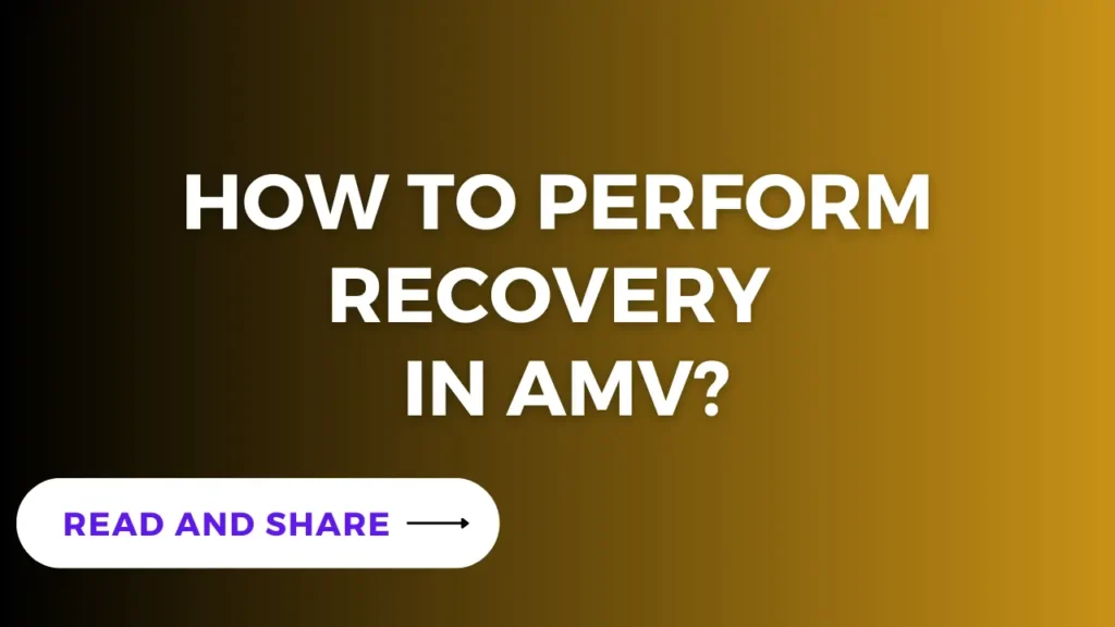 Recovery in AMV